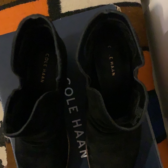 Cole Haan Alayna slouch black suede bootie. - Picture 5 of 6